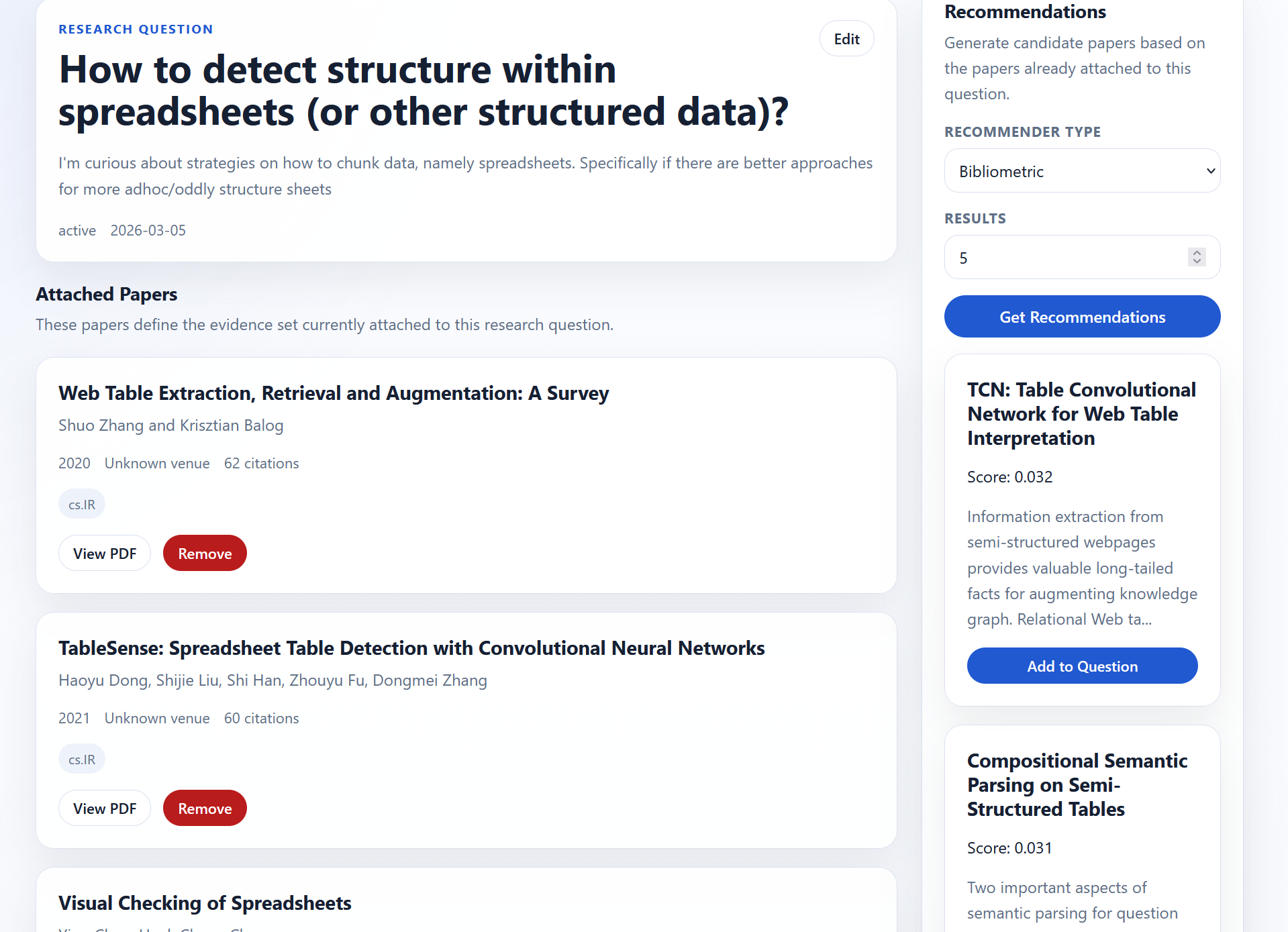 Research hub landing page